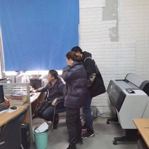 蘇南一臺菲林打印機(jī)安裝完成